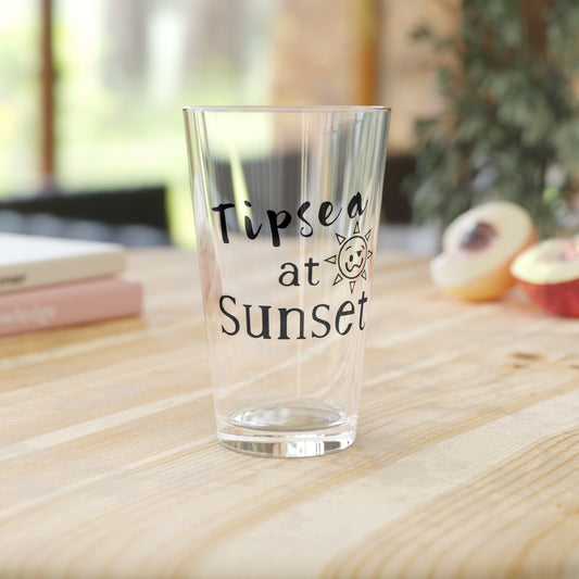 Tipsea Pint Glass (Black)